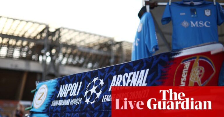 Napoli v Arsenal: Champions League – live - The Guardian