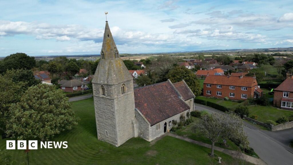 Leaning Dry Doddington church gets money to fix walls and floor - BBC