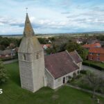 Leaning Dry Doddington church gets money to fix walls and floor - BBC