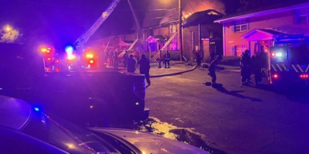 Fire displaces five families at Atlanta apartment complex - Atlanta News First