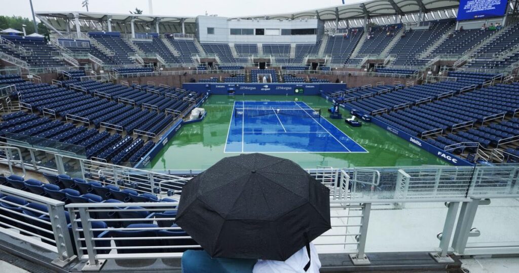 Madison Keys and Flavio Cobolli in early action at the US Open, with rain delaying everything else - KTVN