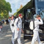 Watch as Wisconsin arrives at new Camp Randall location for game vs. Western Illinois - Chippewa Herald