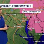 Severe Thunderstorm Watch for parts of Maryland Tuesday evening - WBAL News Radio