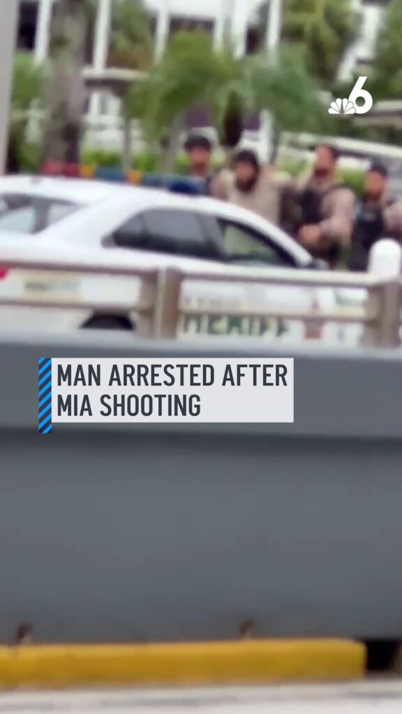 A person was taken into custody after reports of shots fired at Miami International Airport triggered a massive law enforcement response Wednesday evening, authorities said. Miami-Dade Sheriff's Office officials said deputies responded to reports of shots fired - facebook.com