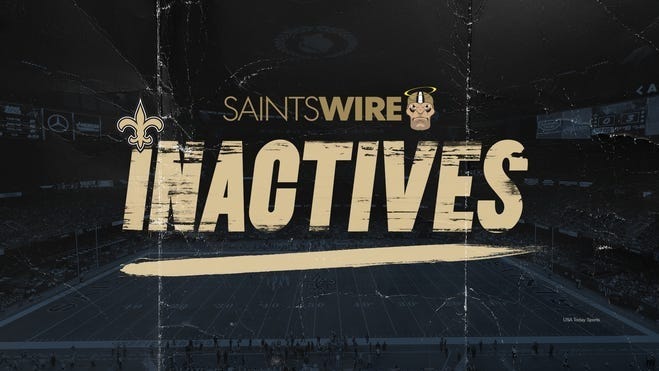 New Orleans Saints announce inactive players for Week 2 at Ravens - Saints Wire