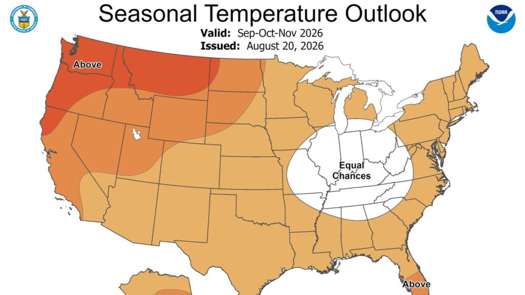 New York fall forecast: Will summer warmth stick around? - Democrat and Chronicle