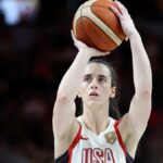 This Caitlin Clark and 7-foot-3 Ziyu Zhang FIBA World Cup photo belongs in the Louvre - USA Today