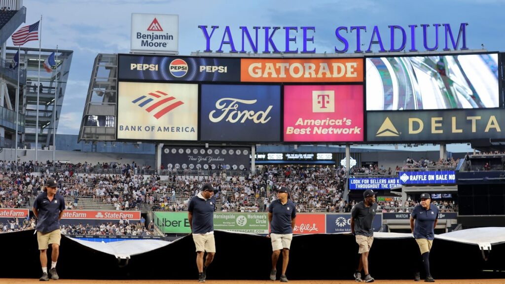 Mets vs Yankees game delayed Sunday due to rain. Here's when it will start - Bergen Record