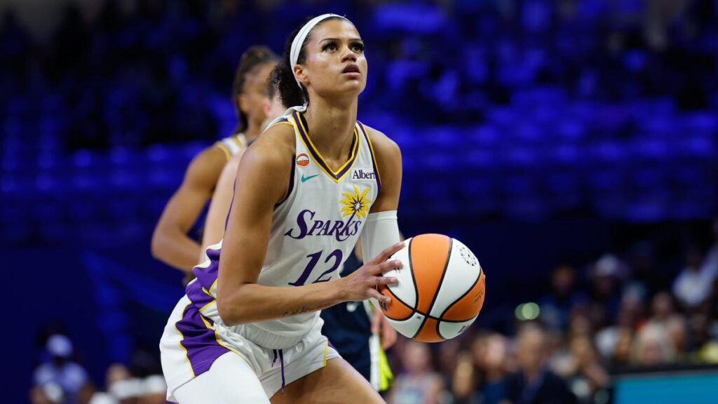 Rae Burrell starts in Los Angeles' WNBA return - Vols Wire