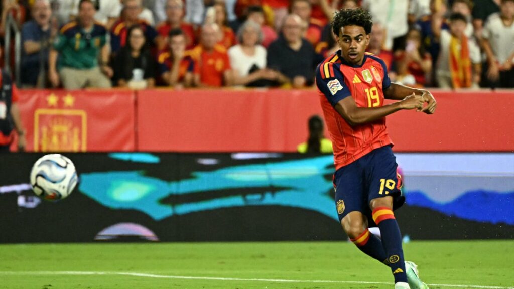 Lamine Yamal scores second-minute goal in second consecutive Spain match - USA Today