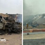 Photos show widespread damage at US sites from Iranian attacks - BBC