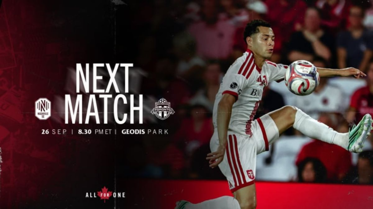 Short Handed Toronto FC Faces League Leader Nashville SC Away - SuaraGarut.ID