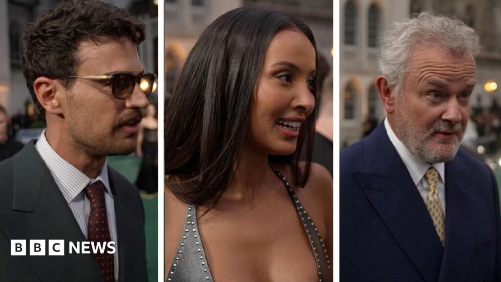 Stars of The Gentlemen react to Meghan rumours - BBC