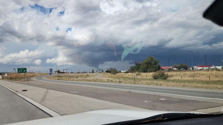 PHOTOS: Funnel cloud spotted over northern Davis County amid tornado warning - KMYU