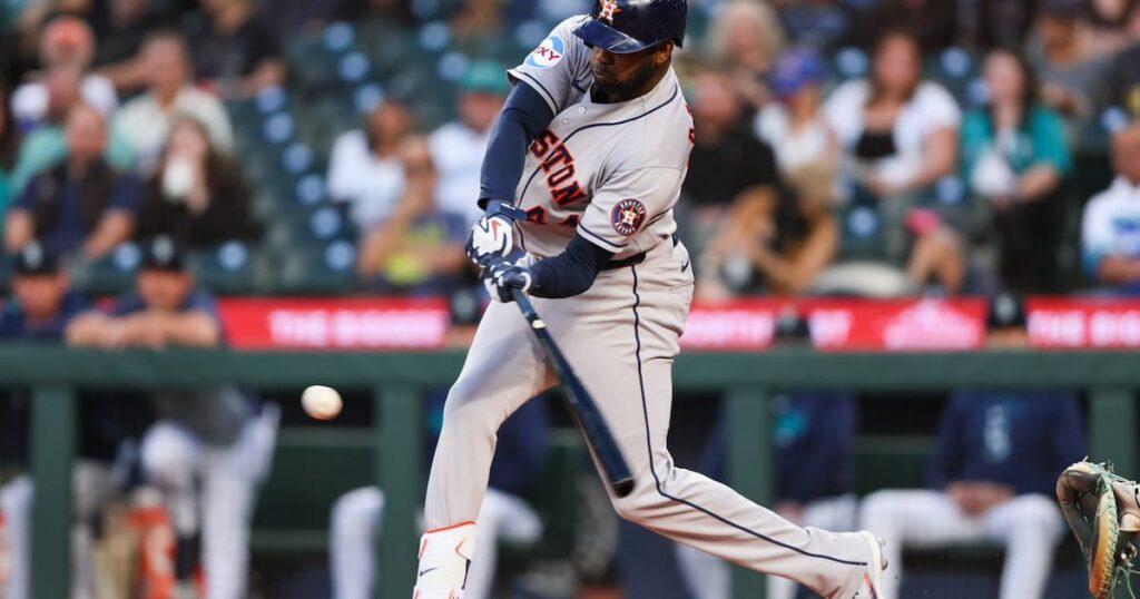 Yordan Alvarez hits 41st as Houston Astros blank Seattle Mariners - TSN