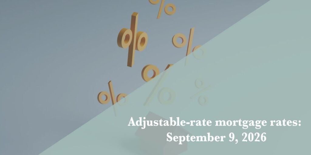 Current ARM mortgage rates report for Sept. 9, 2026 - fortune.com