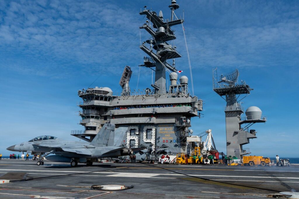 Two US Navy Aviators Eject During USS Eisenhower Landing Mishap; Four Sailors Hurt - aviationtoday.in