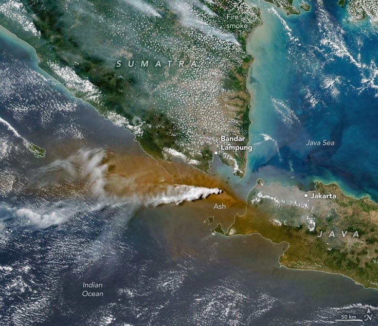 Anak Krakatau Just Blasted Ash 50,000 Feet Into the Sky - SciTechDaily