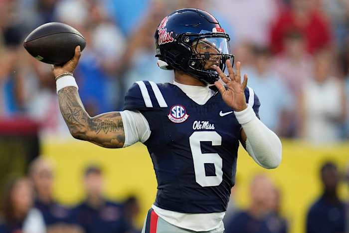 Wild 2nd half ends with Carneiro’s 48-yard winner for No. 9 Ole Miss over No. 24 Louisville - WSLS