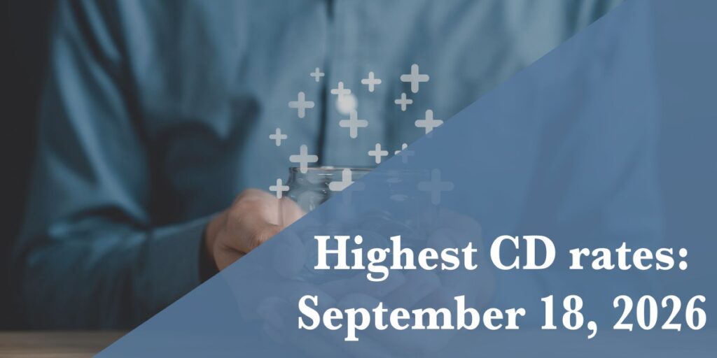 Top CD rates today, Sept. 18, 2026: Lock in up to up to 4.75% - Fortune