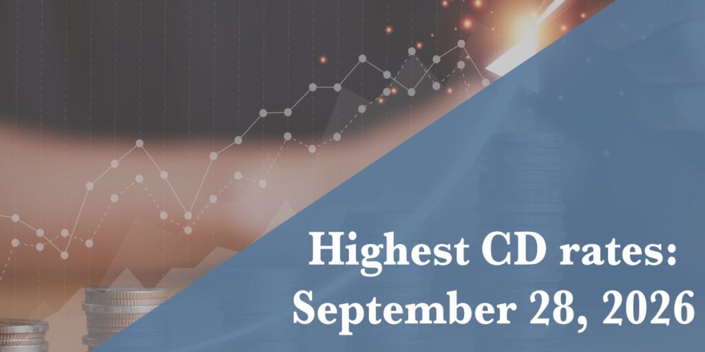 Top CD rates Monday, Sept. 28, 2026: Lock in up to up to 4.95% - Fortune