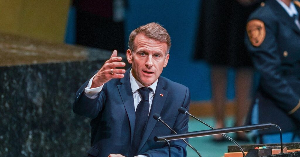 Macron urges UN-centered multilateralism, rejects imperial power abuses - CHOSUNBIZ - Chosunbiz