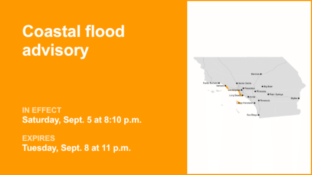 Coastal flood advisory active for Los Angeles County beaches until Tuesday night - San Gabriel Valley Tribune