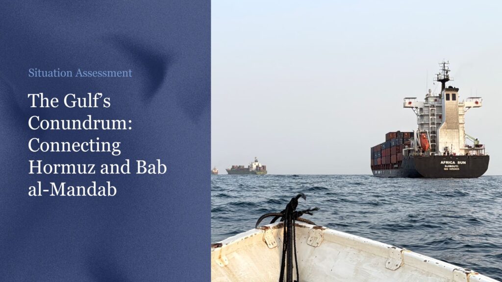 The Gulf’s Conundrum: Connecting Hormuz and Bab al-Mandab - Middle East Council on Global Affairs