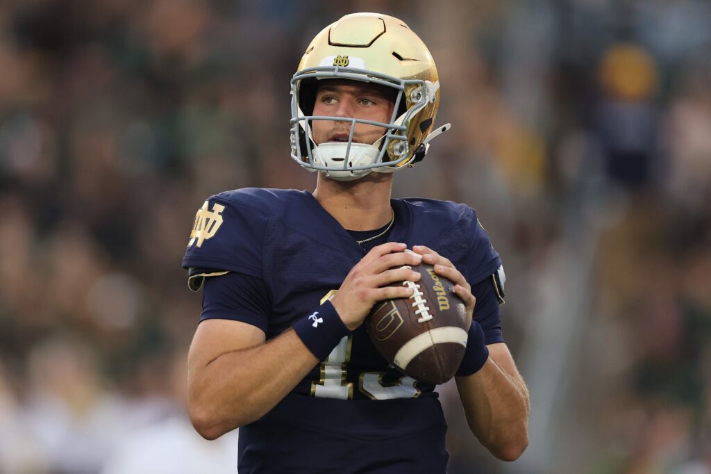 How Notre Dame QB CJ Carr Relates to Lloyd Carr Compared to Derek, David - heavy.com