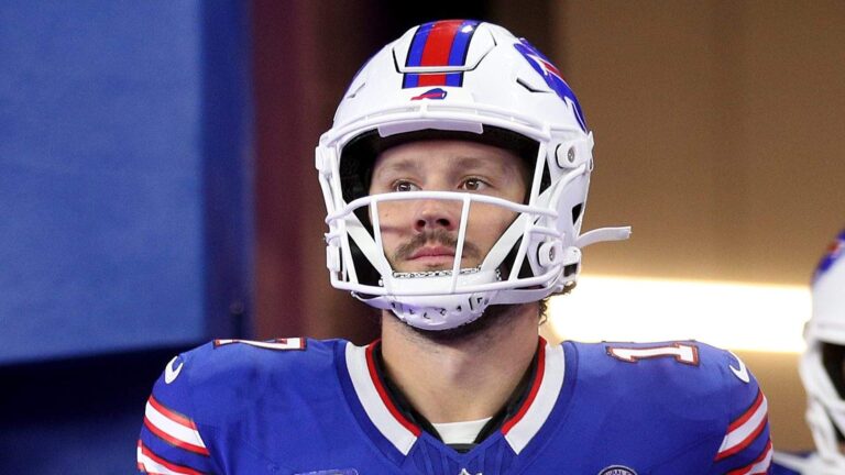 Fans Can’t Believe What Josh Allen Did on Sidelines During Bills-Lions Game - heavy.com