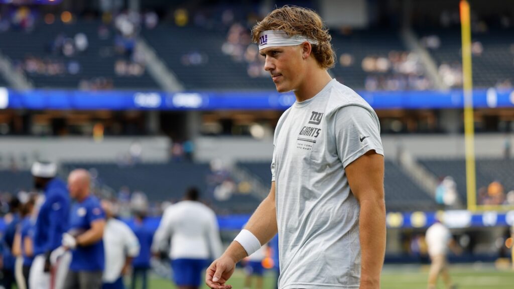Jaxson Dart Out For Season With Knee Injury, Latest NFL Rumors on Giants QB's Timeline to Return - Bleacher Report