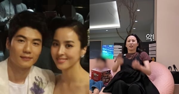 Han Hye-jin anxiously watches husband Ki Sung-yueng's match during Chuseok family gathering - CHOSUNBIZ - Chosunbiz