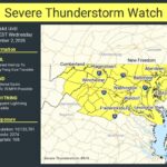 Severe thunderstorm watch issued for this afternoon; additional storms likely Thursday - Capital Weather