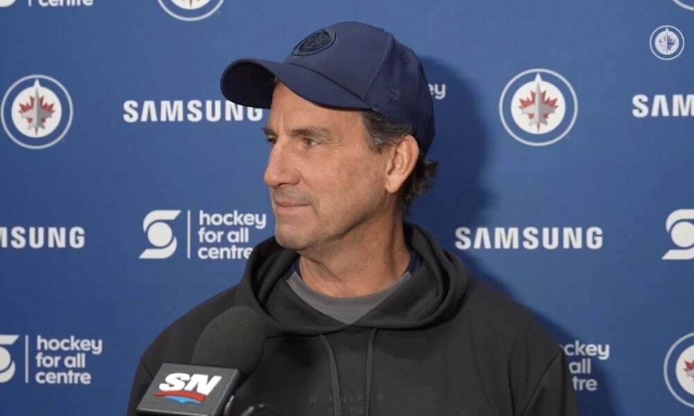 Winnipeg Jets head coach Scott Arniel media availability on Day 4 of training camp - illegalcurve.com