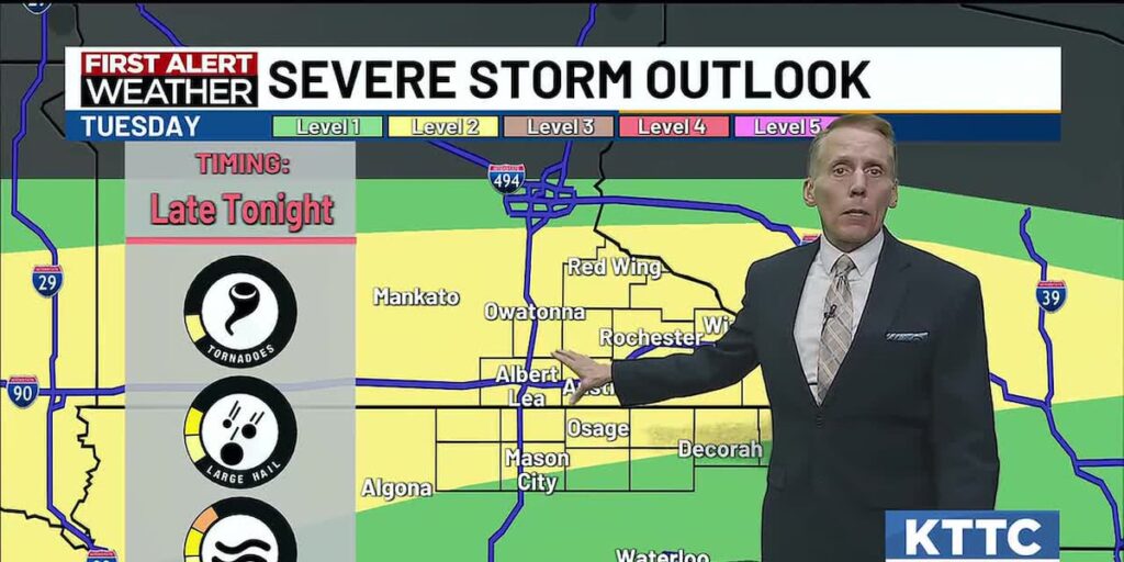 A warm and humid week; Strong storms possible tonight - KTTC | Rochester, MN
