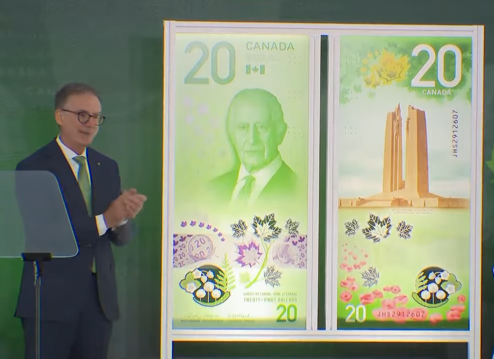 King Charles replaces Queen Elizabeth II on Canadian $20 bill - Royal Central