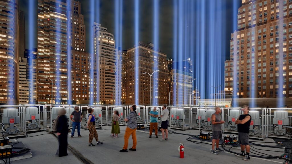 Inside the Megawatt Effort to Mount New York’s Annual 9/11 'Tribute in Light' - National Geographic