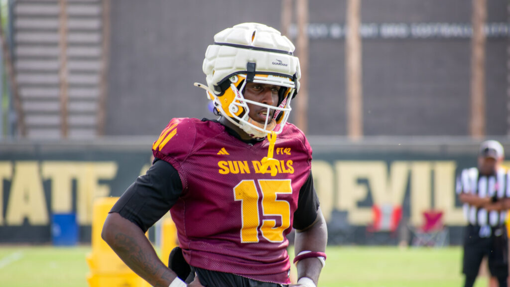 ASU TE Khamari Anderson out for season after injuring left leg vs. Kansas - Arizona Sports