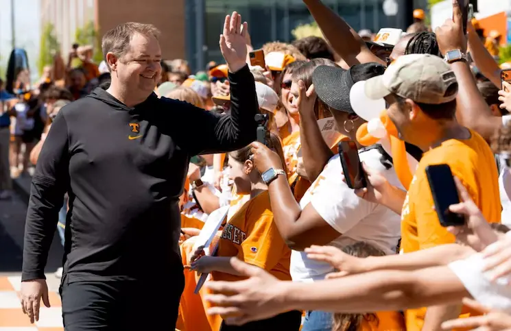 WATCH: Josh Heupel Ends College GameDay Appearance With a Bang, Nails Crossbar for Charity - Rocky Top Insider
