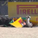 Charles Leclerc taken to F1 medical centre after enormous crash at Italian Grand Prix - The Independent