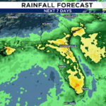 An approaching front will keep scattered storms in the forecast - News4JAX