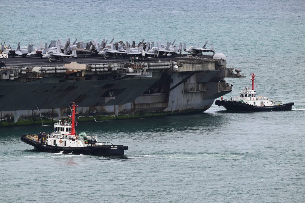 After more than 9 months at sea, the USS Abraham Lincoln arrives in Thailand - The Boston Globe