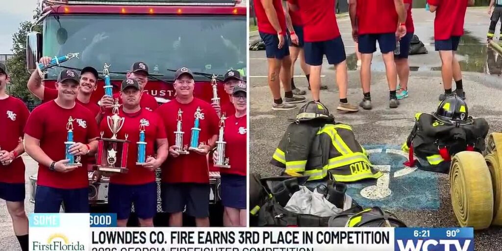 Something Good: Lowndes Co. Fire Rescue earns 3rd place in statewide competition - wctv.tv