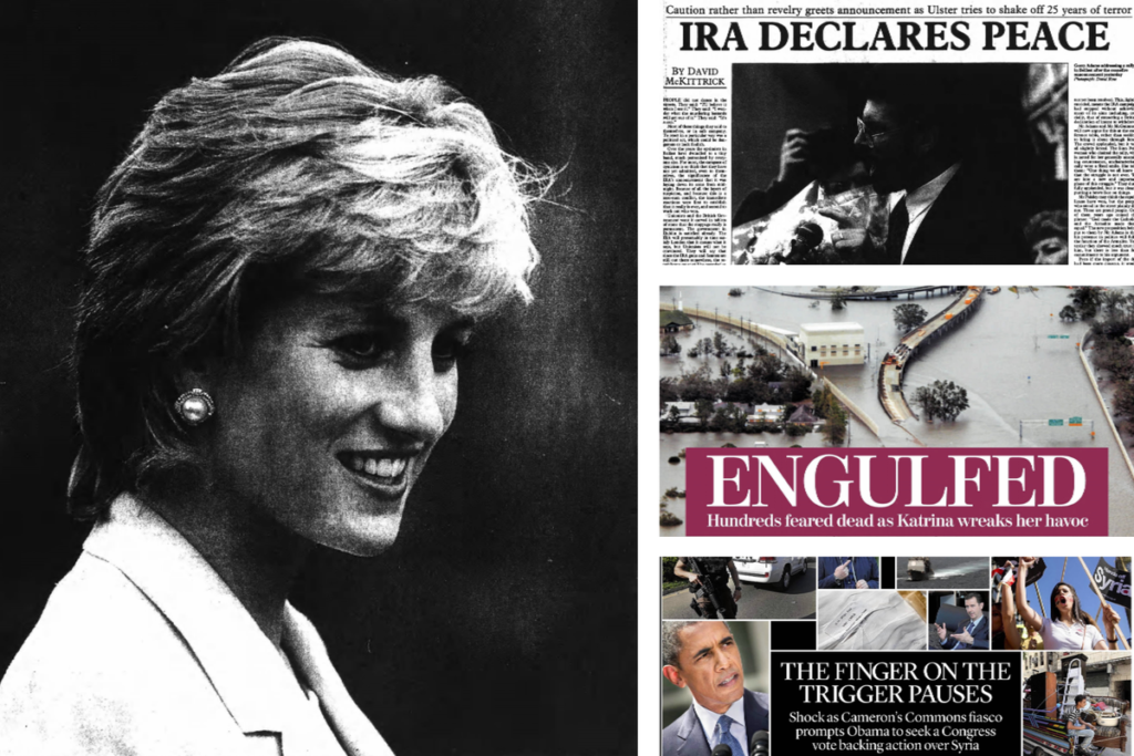 This Week in History: Princess Diana dies and Hurricane Katrina hits - independent.co.uk