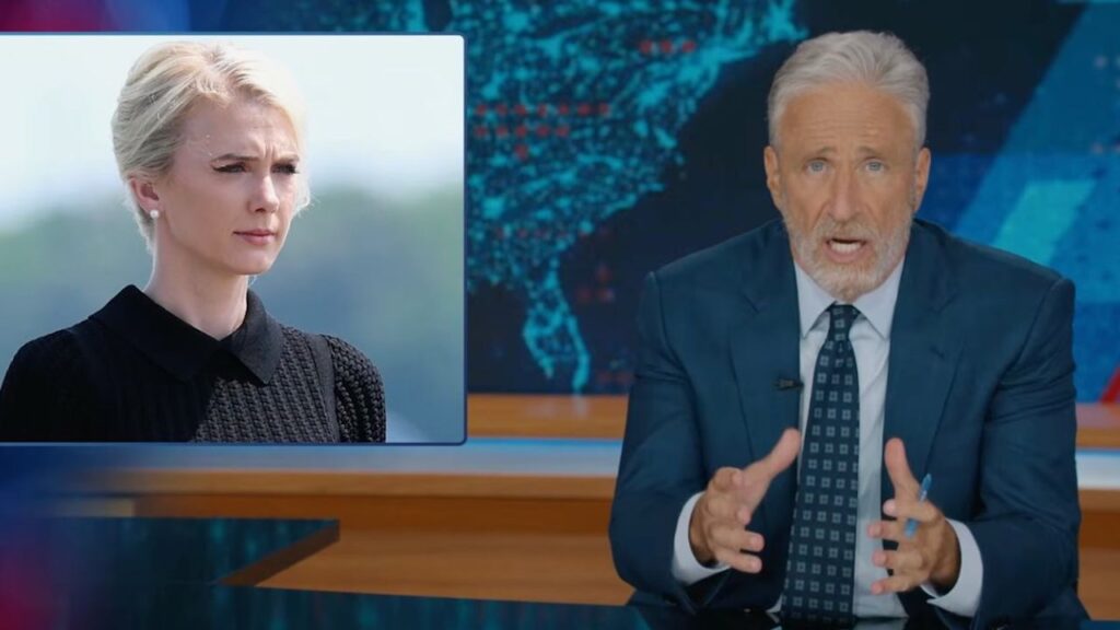 Jon Stewart Blames Natalie Harp for Trump’s ‘Warped Reality’: ‘This Is Unbelievable’ - TheWrap