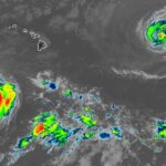 First Alert Forecast: Lowell peaked at 160 mph earlier today after eye replacement now weakening slightly back to Category 4 (155 mph winds) as of 11 pm - Hawaii News Now
