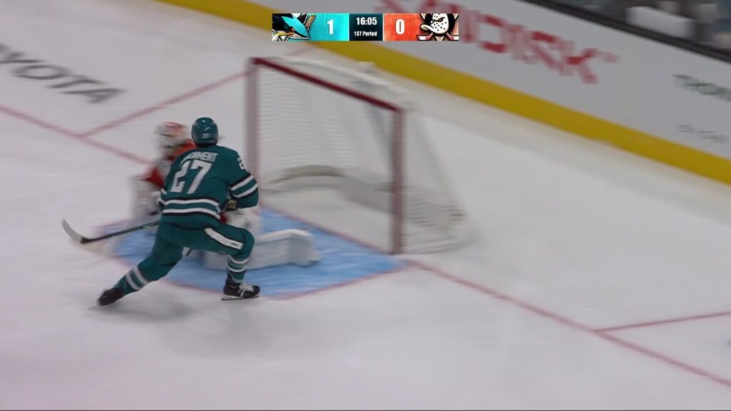 ANA@SJS: Marchment scores goal against Ville Husso - NHL.com