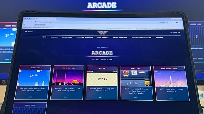 Trump arcade: White House launches pro-MAGA games with a deportation twist - Inbox.eu