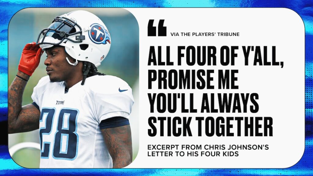 Chris Johnson Writes Letter to His Kids on ALS Diagnosis, 'Biggest Reason I Keep Fighting' - Bleacher Report