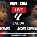 Barcelona vs Racing Santander LIVE Score: Raphinha hat-trick (5-2) - VAVEL.com